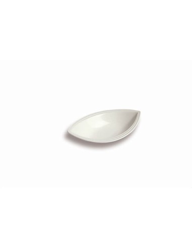 FINGER FOOD PORCELLANA: vendita online MINIPARTY VASSOIO CANOA CM13 C/RIL BIANCO in offerta