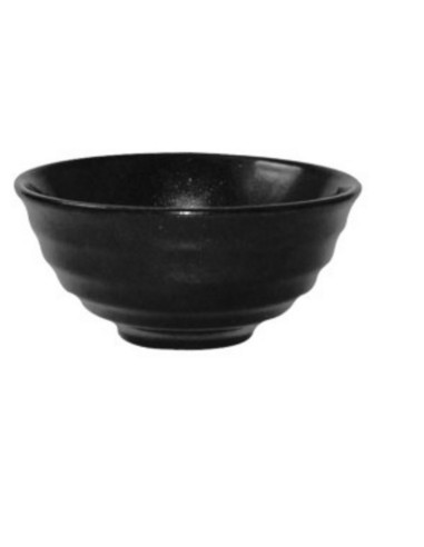 FINGER FOOD PORCELLANA: vendita online CIOTOLA TONDA ONDA NERO CL 17 CHURCHILL in offerta