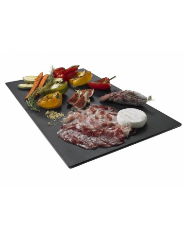 VASSOI-TAGLIERI: vendita online VASSOIO GN1/1 CM.53X32X1,5H NERO MELAMINA LEONE in offerta