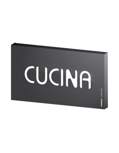 ACCESSORI: vendita online PITTOGRAMMI CUCINA 8X15 NERO      C/BIADESIVO in offerta