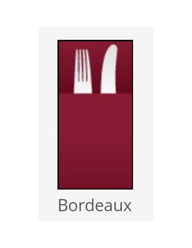 TOVAGLIETTE-RUNNER-SOTTOBICCHIERI: vendita online POCKET CONFEZIONE 50 TOVAGLIOLI PORTAPOSATE 40X30 BORDEAUX in offerta