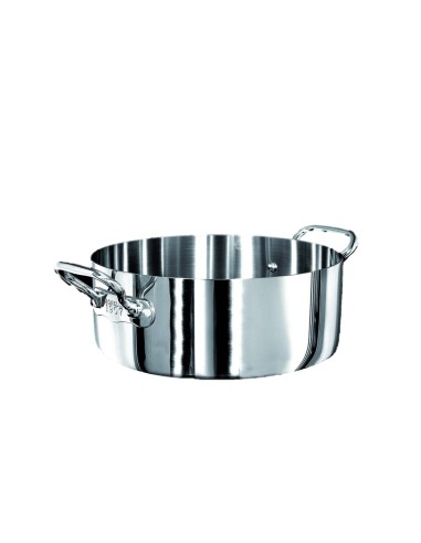 ALUINOX: vendita online ALUINOX CASSERUOLA BASSA 1907 CM.31 H.16 LT.12 2 MANIGLIE in offerta