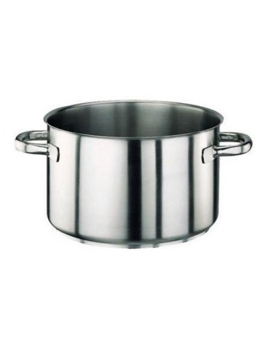 ACCIAIO: vendita online SERIE 1000 CASSERUOLA ALTA INOX CM.32 H.19,5 LT.15,4 2 MANIGLIE in offerta