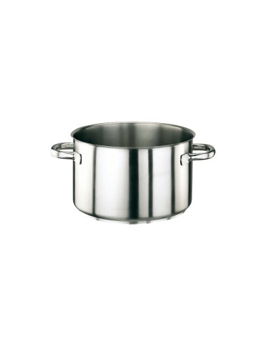 ACCIAIO: vendita online SERIE 1000 CASSERUOLA ALTA INOX CM.40 H.24 LT.30,1 2 MANIGLIE in offerta