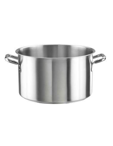 ACCIAIO: vendita online TENDER CASSERUOLA ALTA INOX 18/10 CM.40 H.24 LT.30 2 MANIGLIE in offerta