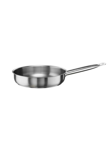 ACCIAIO: vendita online TENDER PADELLA CILINDRICA INOX 18/10 CM.18 H.5,5 1 MANICO in offerta