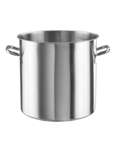 ACCIAIO: vendita online TENDER PENTOLA ALTA INOX 18/10 CM.24 H.24 LT.10.75 2 MANIGLIE in offerta