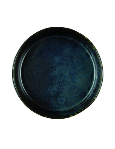 PIATTI: vendita online PIATTO FONDO CM.18 PHOBOS NERO PUNTINATO BLU STONEWARE LE COQ in offerta