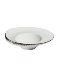 PIATTI: vendita online PIATTO DEGUSTAZIONE ONDA CM.24X21X7,5 IN PORCELLANA FADE in offerta