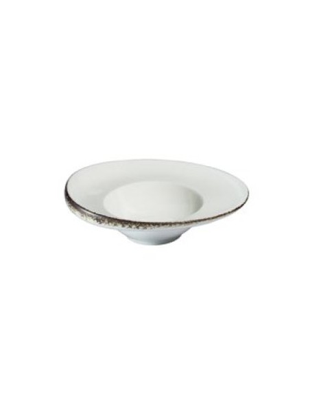PIATTI: vendita online PIATTO DEGUSTAZIONE ONDA CM.24X21X7,5 IN PORCELLANA FADE in offerta