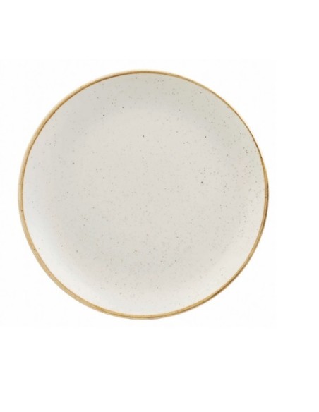 PIATTI: vendita online PIATTO PIANO TONDO BIANCO CHURCHILL STONECAST WHITE PORCELLANA 26 CM in offerta