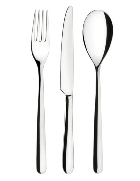 CUCCHIAI TAVOLA: vendita online CUCCHIAIO DA TAVOLA ABERT ALLEGRA CONFEZIONE 12 PEZZI INOX 18/10 MM.3 in offerta