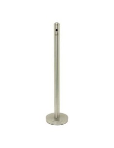 POSACENERE: vendita online POSACENERE DA ESTERNO A COLONNA IN ACCIAIO INOX CM.41,2X6X6,9 in offerta