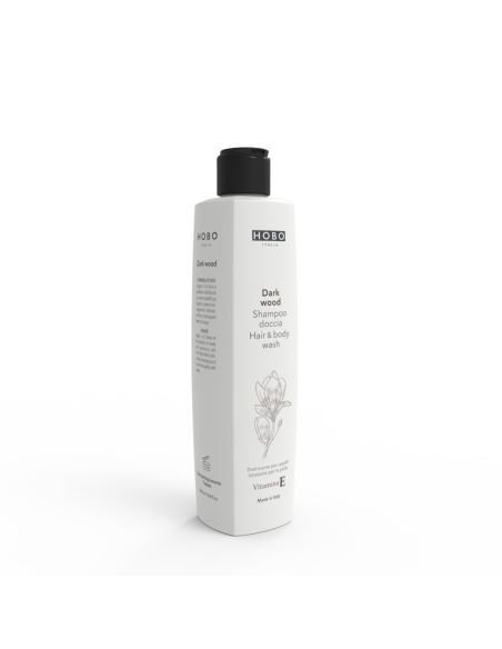 LINEA CORTESIA: vendita online SHAMPOO DOCCIA DARK WOOD FLACONE ML.250 CON VITAMINA E HOBO in offerta