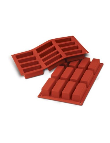 STAMPI-TAGLIAPASTA: vendita online SF026-STAMPO SILIC.N.12CAKES 79X29 H30M M TERRACOTTA in offerta