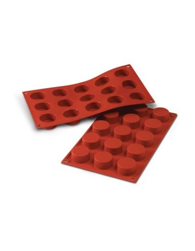 STAMPI-TAGLIAPASTA: vendita online SF027-STAMPO SILICONE N.15 PETITS-FOU.40 H 20MM TERRACOTTA in offerta