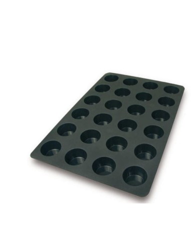 STAMPI-TAGLIAPASTA: vendita online SQ009-SESSANTAQUARANTA N. 24 MUFFIN ø69 H 39 MM NERO in offerta