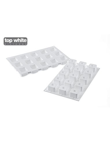 SILICONE: vendita online SUSHI MAKI-STAMPO SILICONE 35X35 H25MM BIANCO in offerta
