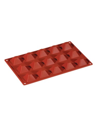 STAMPI-TAGLIAPASTA: vendita online FORMAFLEX MULTIPORZIONE MINI PIRAMIDE 15 IMPRONTE MM.36X36 H.22 PAVONI in offerta