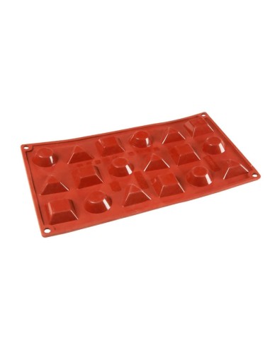 STAMPI-TAGLIAPASTA: vendita online FORMAFLEX MULTIPORZIONE STAMPI MISTI 18 PORZIONI MM.40X36 H.12 PAVONI in offerta