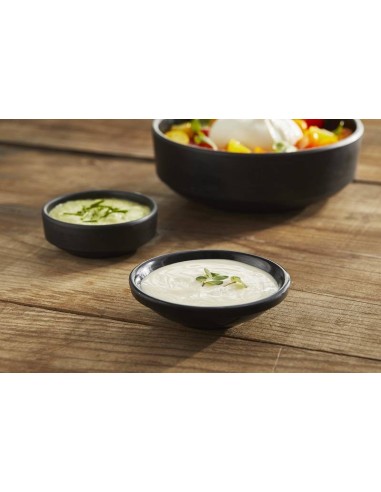 INSALATIERE-CIOTOLE-COPPETTE: vendita online COPPETTA CM.9X2,4 IN MELAMINA NERO LEONE in offerta