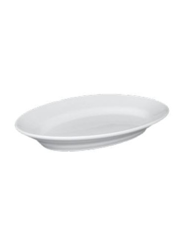 PIATTI: vendita online PIATTO OVALE 25 CM BIANCO TIVOLI PORCELLANA SATURNIA in offerta