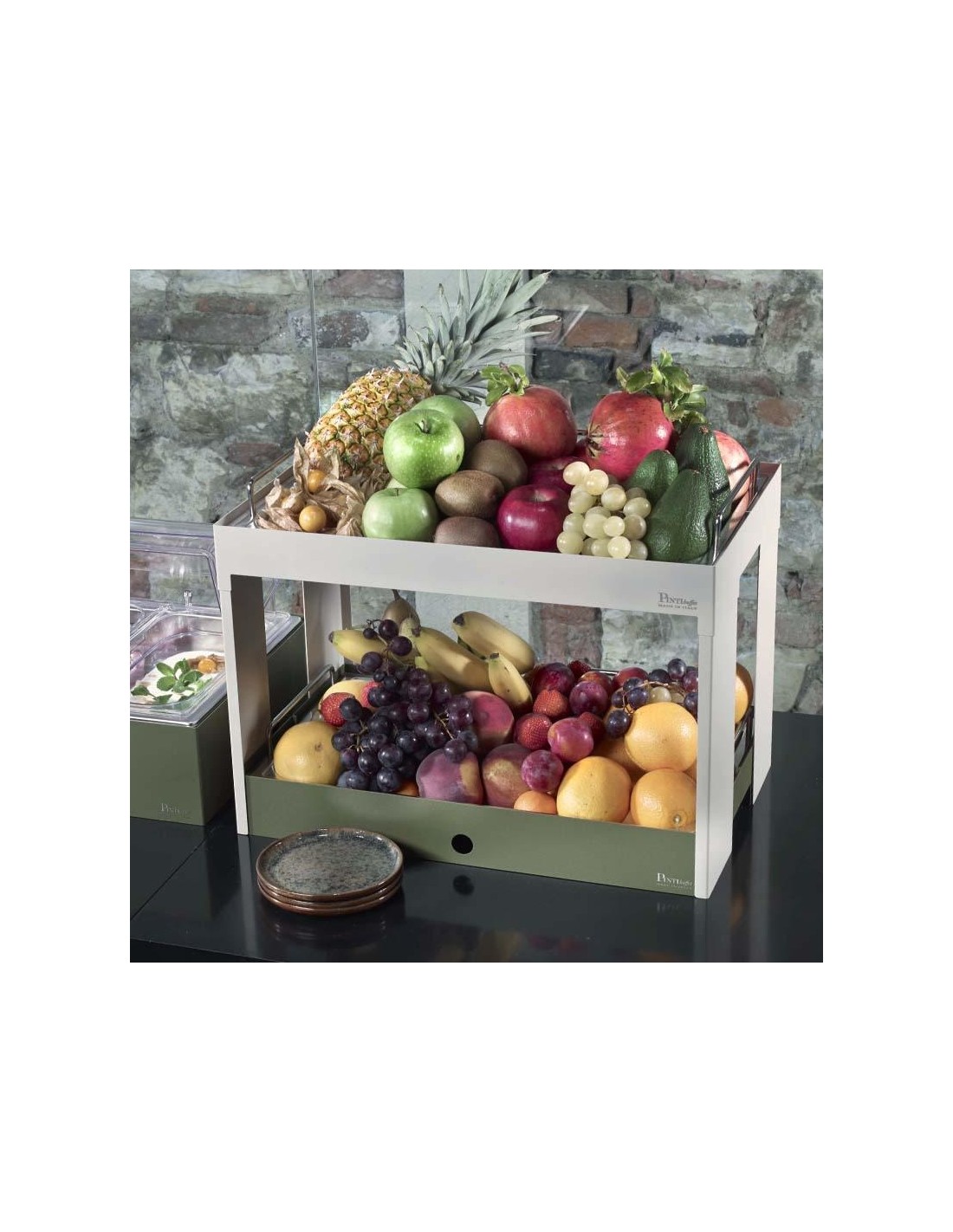 CALEIDO: vendita online BASE A PONTE BURRO CALEIDO ALTEZZA 37,8 CM IN ACCIAIO INOX PINTINOX in offerta