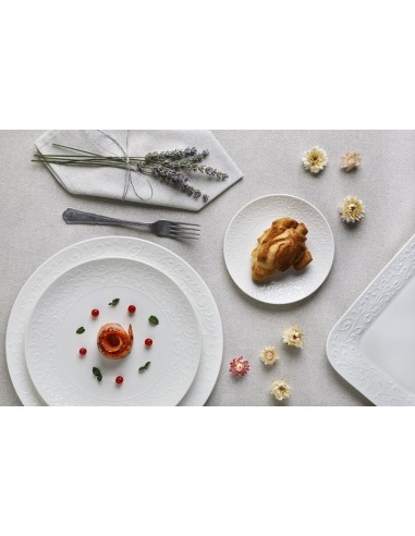 PIATTI: vendita online PIATTO PIANO CM.31 ROTONDO COUPE JASMIN BIANCO TOGNANA in offerta