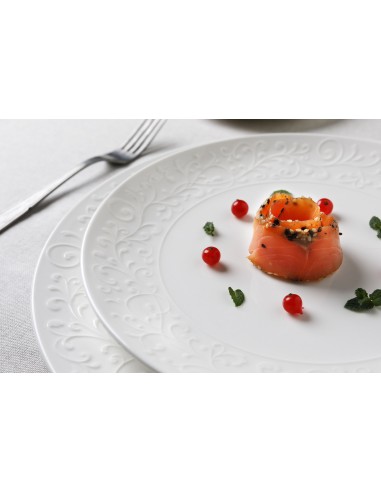 PIATTI: vendita online PIATTO PIANO CM.30 OVALE JASMIN BIANCO TOGNANA in offerta