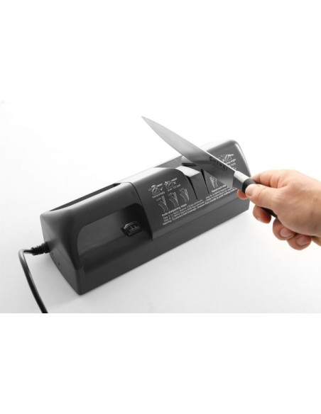 ACCESSORI: vendita online AFFILACOLTELLI ELETTRICO 50W 230V HENDI, 295x110x(H)110mm in offerta
