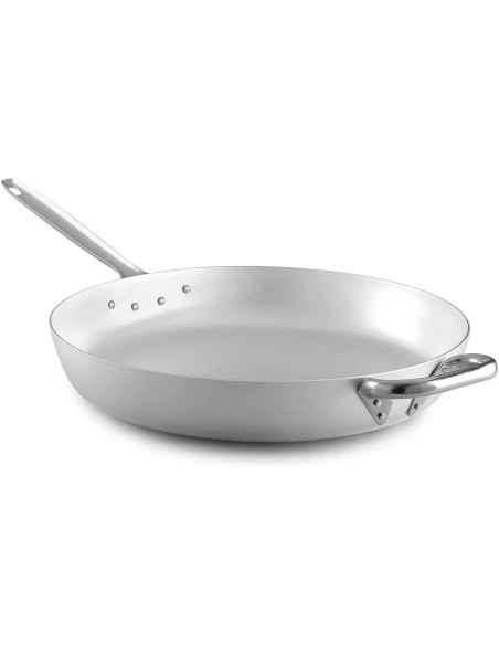 ALLUMINIO MM.3: vendita online PADELLA PROFESSIONALE PER FRIGGERE Ø CM. 60 CON 1 MANICO DRITTO E 1 MANIGLIA IN ALLUMINIO MM.3...