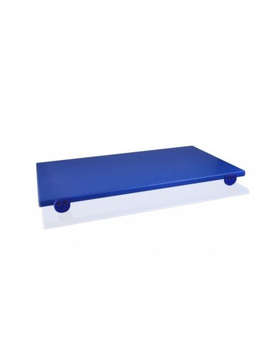 TAGLIERI-TAGLIERI POLIETILENE: vendita online TAGLIERE POLIETILENE CM.50X30X2 CON 2 FERMI BLU in offerta