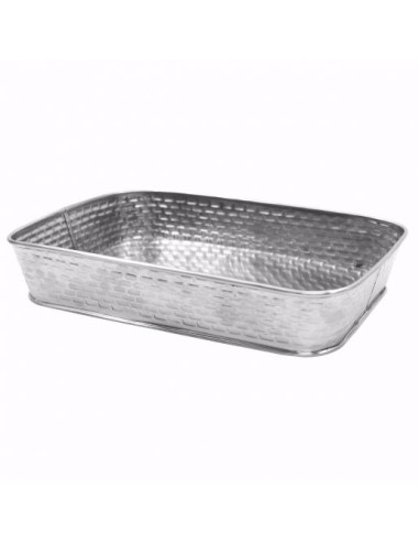 FINGER FOOD ACCIAIO: vendita online BRICKHOUSE PIATTO RETT.CM.9X6X1 in offerta