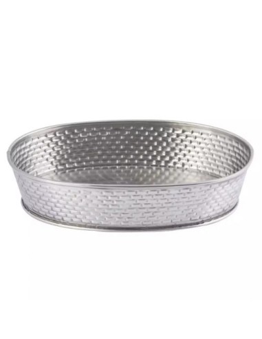 FINGER FOOD ACCIAIO: vendita online BRICKHOUSE VASSOIO OVALE CM.9X6X1 ACCIAIO INOX in offerta