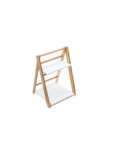 ALZATE-PORTATORTE-ESPOSITORI: vendita online ALZATINA BAMBOO CM.31,5X34XH50 BIANCO in offerta