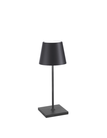 LAMPADE DA TAVOLO: vendita online POLDINA MINI PRO LAMPADA DA TAVOLO GRIGIO SCURO MM.111X300 in offerta