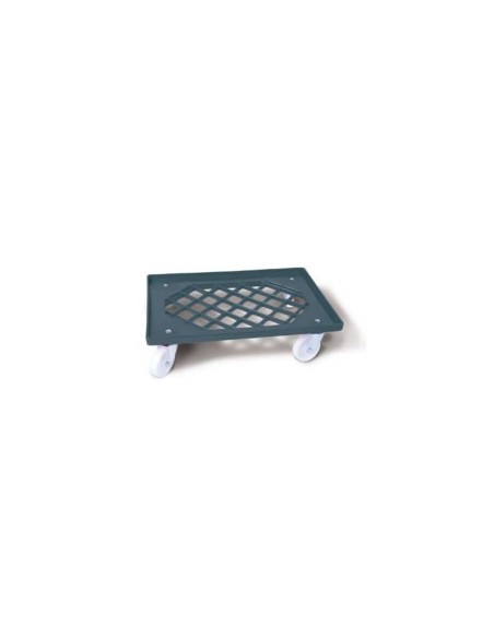 CASSETTE SERVICE E CESTE: vendita online CARRELLO GRIGLIATO GIGANPLAST GRIGIO CON RUOTE 60 X 40 1855ABS in offerta