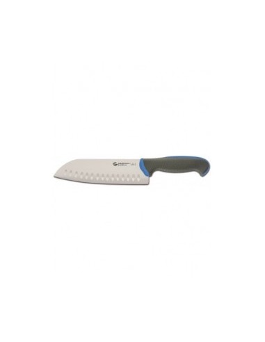 COLTELLERIA: vendita online TECNA BLU SANTOKU ALVEOLATO CM.18 - SANELLI AMBROGIO in offerta