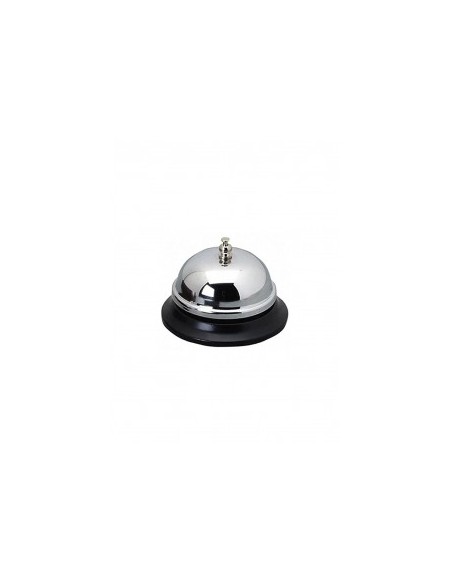 ACCESSORI: vendita online CAMPANELLO DA BANCO IN METALLO CROMATO E PVC Ø 10 CM LEONE in offerta
