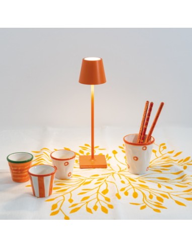 LAMPADE DA TAVOLO: vendita online POLDINA PRO MICRO LAMPADA DA TAVOLO MM.70X275 ARANCIONE in offerta