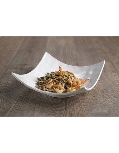 INSALATIERE-CIOTOLE-COPPETTE: vendita online FRUTTIERA MELAMINA CM.29X29X5,5H BIANCO in offerta