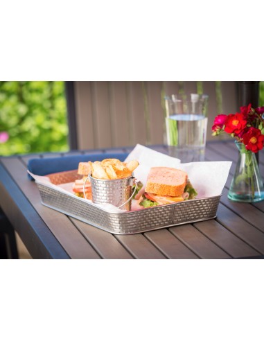 FINGER FOOD ACCIAIO: vendita online BRICKHOUSE PIATTO RETT.CM.28X18,5X3 ACCIAIO INOX in offerta