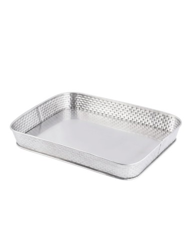 FINGER FOOD ACCIAIO: vendita online BRICKHOUSE PIATTO RETT.CM.28X18,5X3 ACCIAIO INOX in offerta