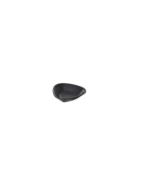 INSALATIERE-CIOTOLE-COPPETTE: vendita online CIOTOLINA TRIANGOLARE CM.6,9X1,5 FINGER FOOD IN MELAMINA NERO LEONE in offerta