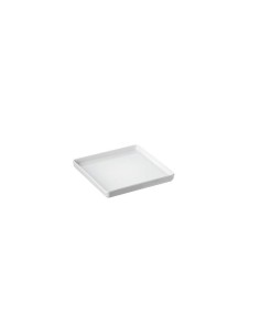 PIATTI: vendita online PIATTO QUADRATO CM.8X8X1,3 BIANCO in offerta
