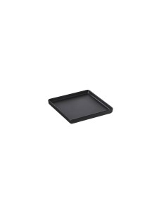 PIATTI: vendita online PIATTO QUADRATO CM.8X8X1,3 NERO in offerta