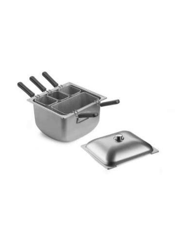 ACCIAIO: vendita online TENDER COPERCHIO CUOCIPASTA INOX 18/10 CM.25,5X32,5 H.9,4 in offerta