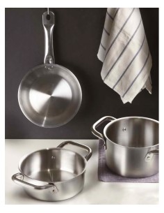 TENDER: vendita online CASSERUOLA BASSA 1 MANICO TENDER PINTINOX Ø 20 CM IN ACCIAIO INOX in offerta 2