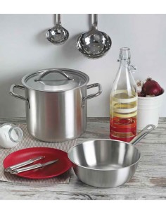 TENDER: vendita online CASSERUOLA ALTA 1 MANICO TENDER PINTINOX Ø 20 CM IN ACCIAIO INOX in offerta 2