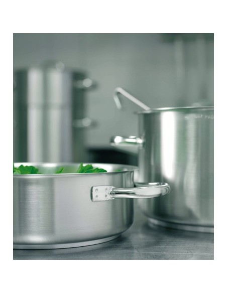 SERIE 1000: vendita online CASSERUOLA BASSA 2 MANIGLIE SERIE 1000 Ø 28 CM IN ACCIAIO INOX PADERNO in offerta
